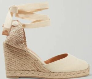 Espadrilles compensées en toile Castaner Carina 80