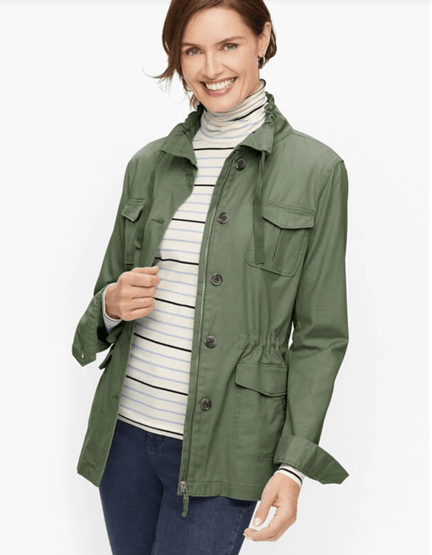 veste verte talbots