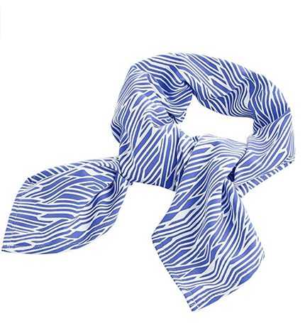 accessoire foulard bleu