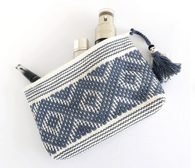 trousse de maquillage bohème