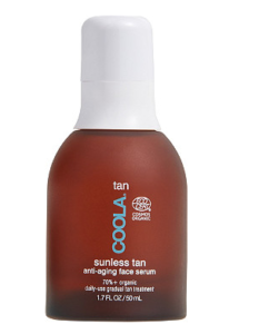 Sérum visage anti-âge bronzage bio sans soleil